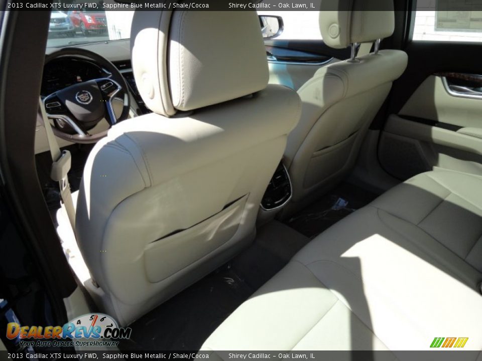 2013 Cadillac XTS Luxury FWD Sapphire Blue Metallic / Shale/Cocoa Photo #12
