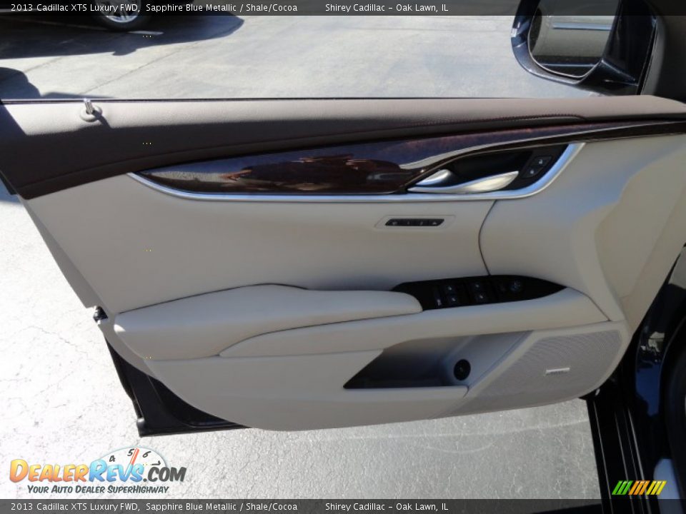 2013 Cadillac XTS Luxury FWD Sapphire Blue Metallic / Shale/Cocoa Photo #13