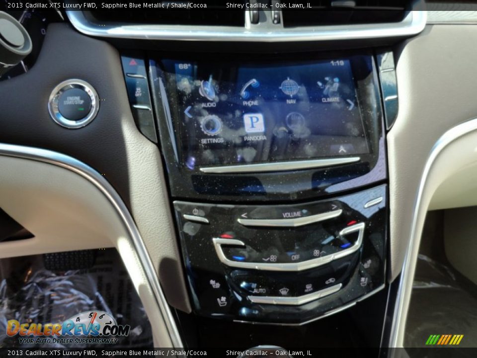 2013 Cadillac XTS Luxury FWD Sapphire Blue Metallic / Shale/Cocoa Photo #20