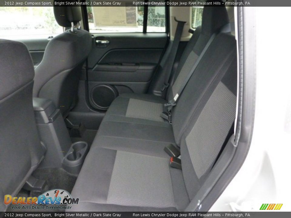 2012 Jeep Compass Sport Bright Silver Metallic / Dark Slate Gray Photo #11