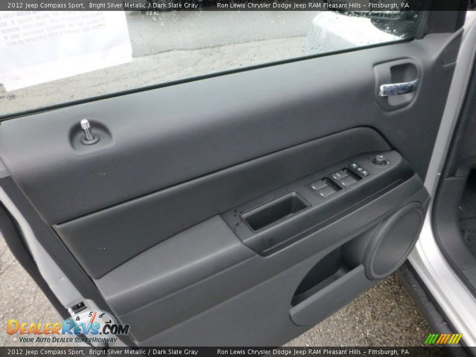 2012 Jeep Compass Sport Bright Silver Metallic / Dark Slate Gray Photo #14