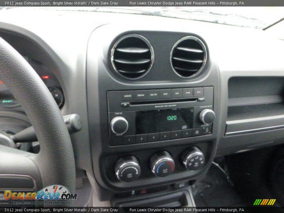 2012 Jeep Compass Sport Bright Silver Metallic / Dark Slate Gray Photo #18