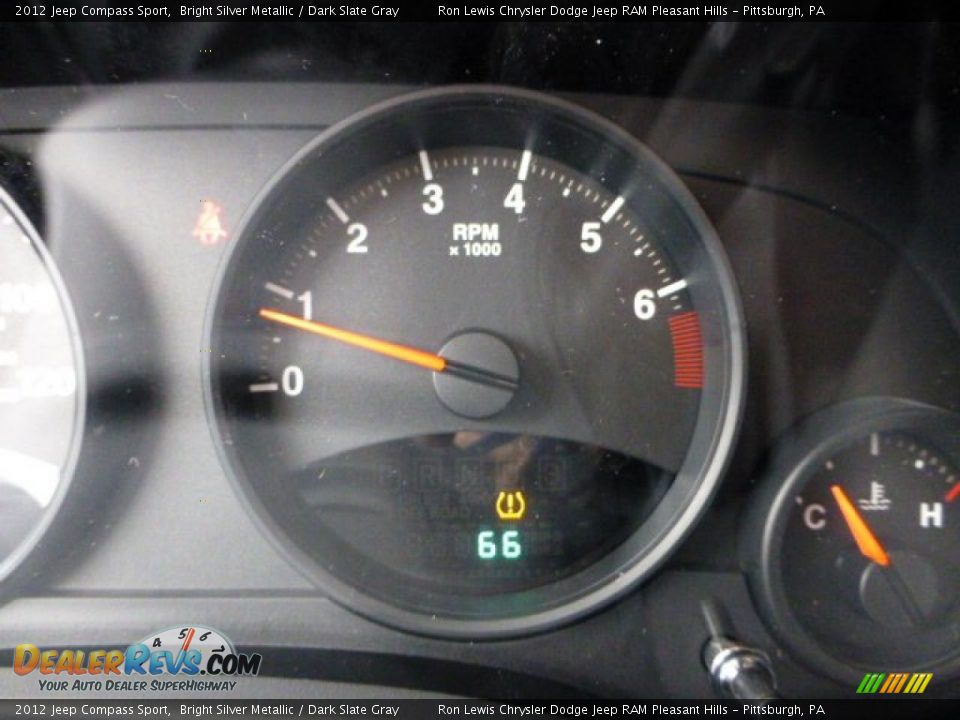 2012 Jeep Compass Sport Bright Silver Metallic / Dark Slate Gray Photo #19