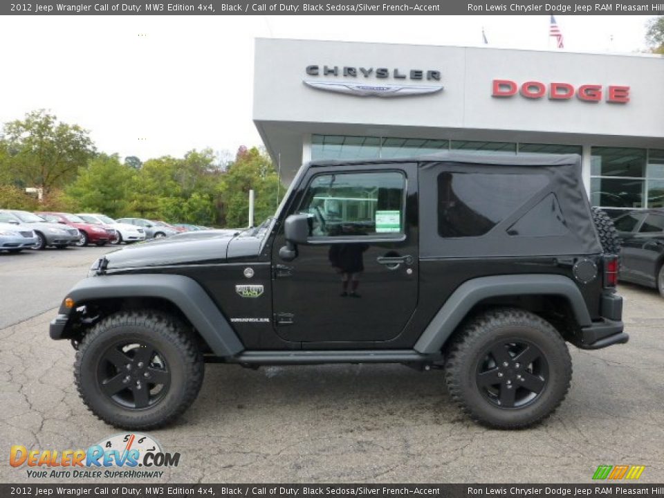 Black 2012 Jeep Wrangler Call of Duty: MW3 Edition 4x4 Photo #2