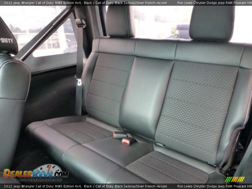 Rear Seat of 2012 Jeep Wrangler Call of Duty: MW3 Edition 4x4 Photo #12