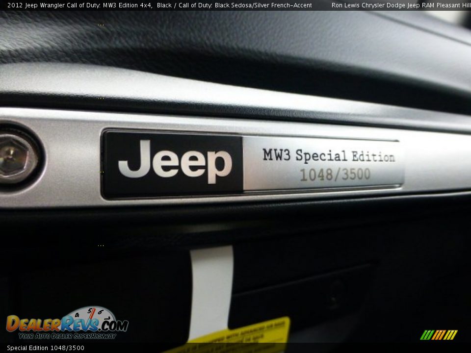 Special Edition 1048/3500 - 2012 Jeep Wrangler