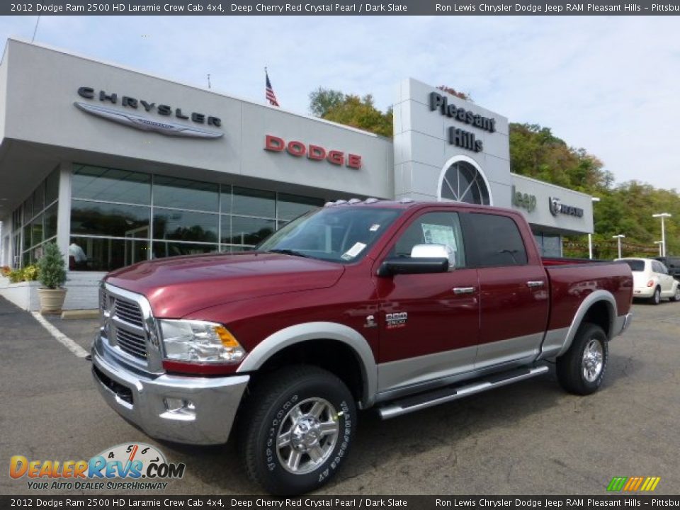 2012 Dodge Ram 2500 HD Laramie Crew Cab 4x4 Deep Cherry Red Crystal Pearl / Dark Slate Photo #1