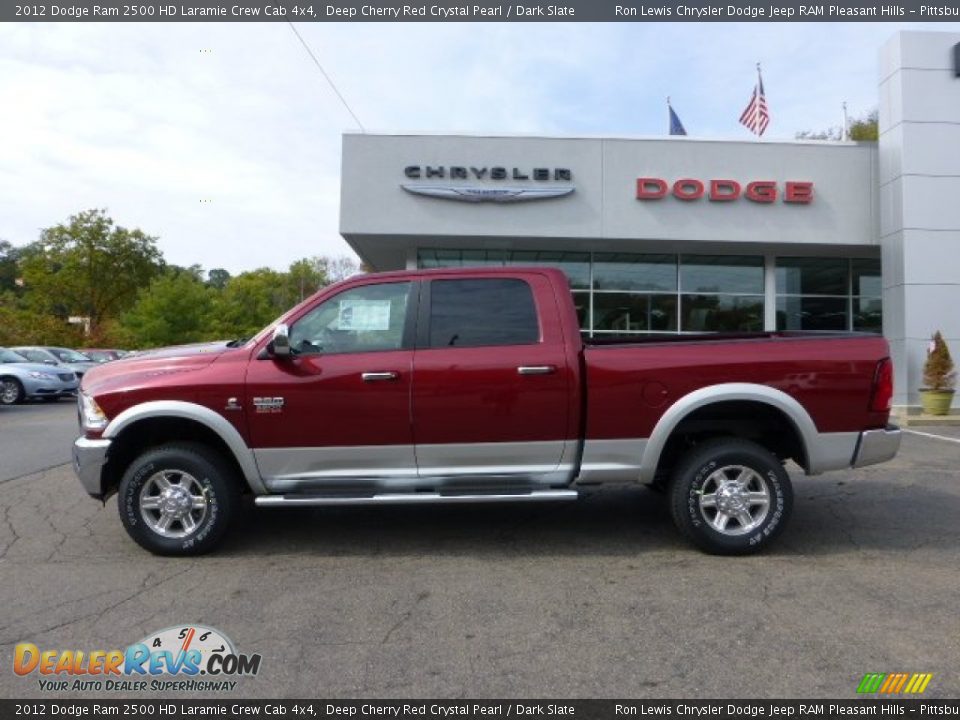 2012 Dodge Ram 2500 HD Laramie Crew Cab 4x4 Deep Cherry Red Crystal Pearl / Dark Slate Photo #2