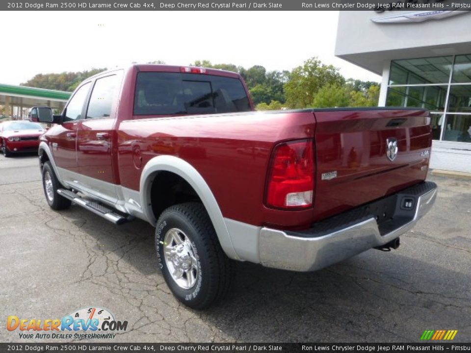 2012 Dodge Ram 2500 HD Laramie Crew Cab 4x4 Deep Cherry Red Crystal Pearl / Dark Slate Photo #3