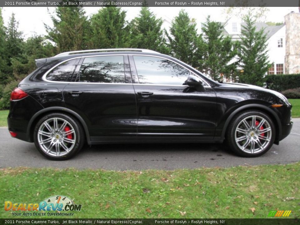 Jet Black Metallic 2011 Porsche Cayenne Turbo Photo #7