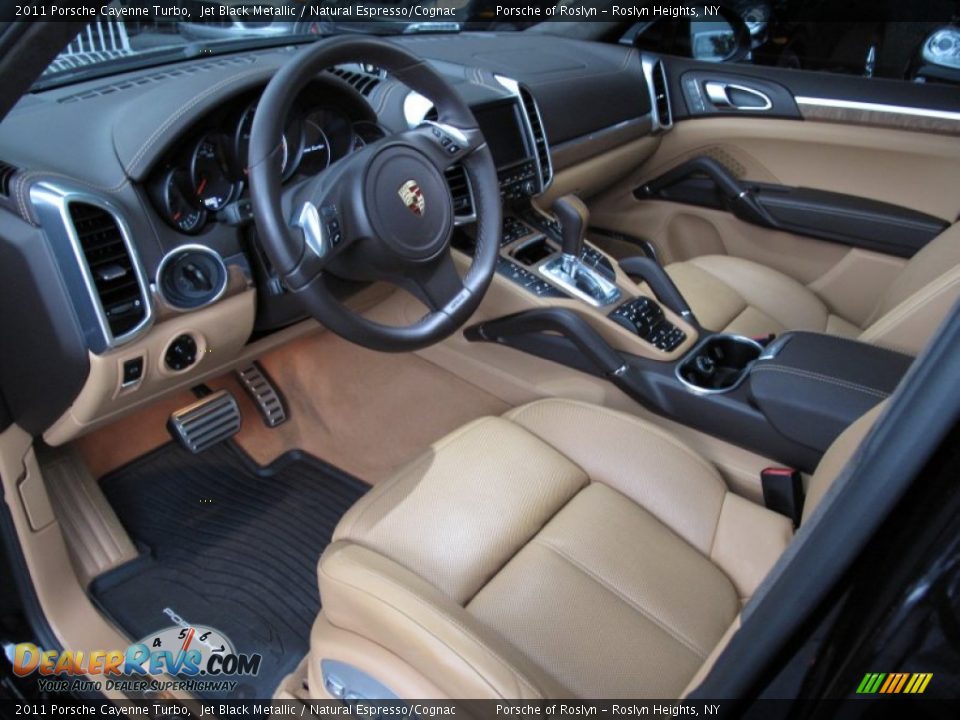 Natural Espresso/Cognac Interior - 2011 Porsche Cayenne Turbo Photo #12