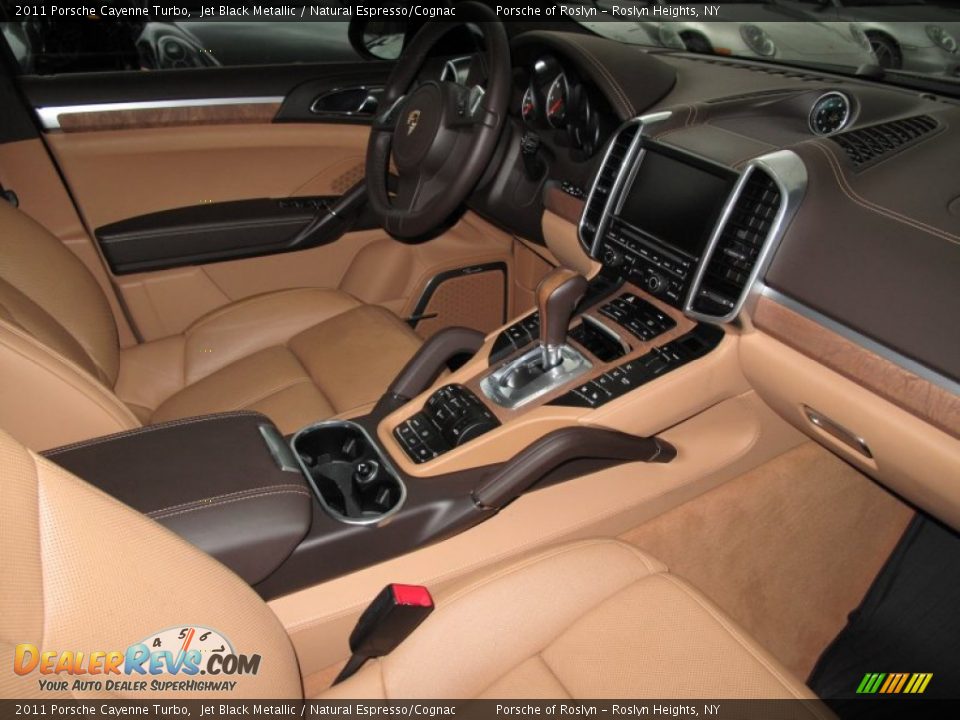 Natural Espresso/Cognac Interior - 2011 Porsche Cayenne Turbo Photo #20