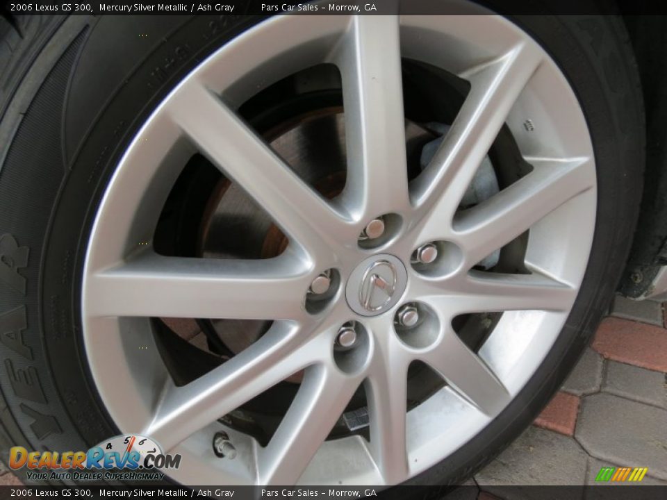 2006 Lexus GS 300 Mercury Silver Metallic / Ash Gray Photo #5