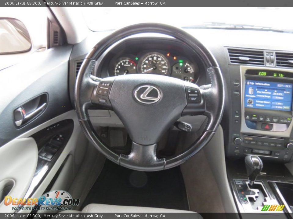 2006 Lexus GS 300 Mercury Silver Metallic / Ash Gray Photo #14