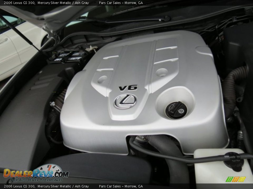2006 Lexus GS 300 Mercury Silver Metallic / Ash Gray Photo #16