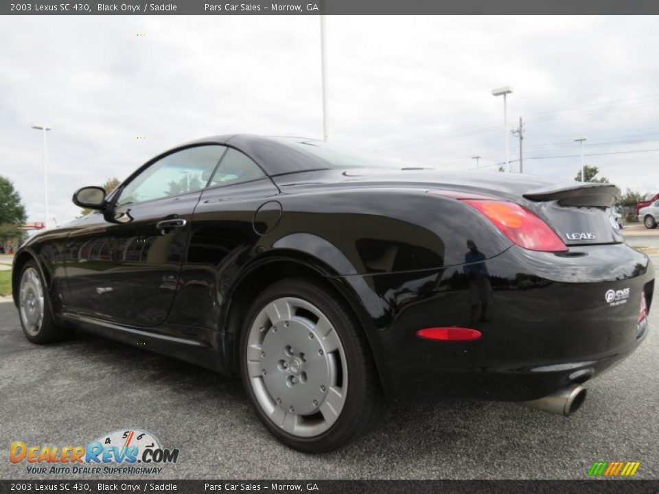 2003 Lexus SC 430 Black Onyx / Saddle Photo #2