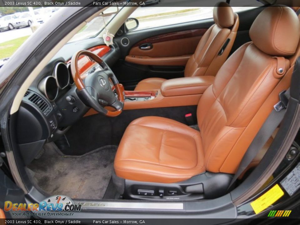 Saddle Interior - 2003 Lexus SC 430 Photo #6