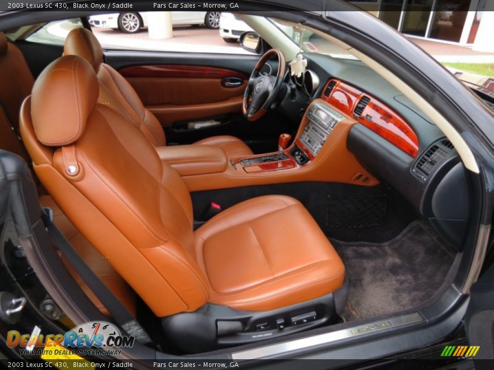 Front Seat of 2003 Lexus SC 430 Photo #12