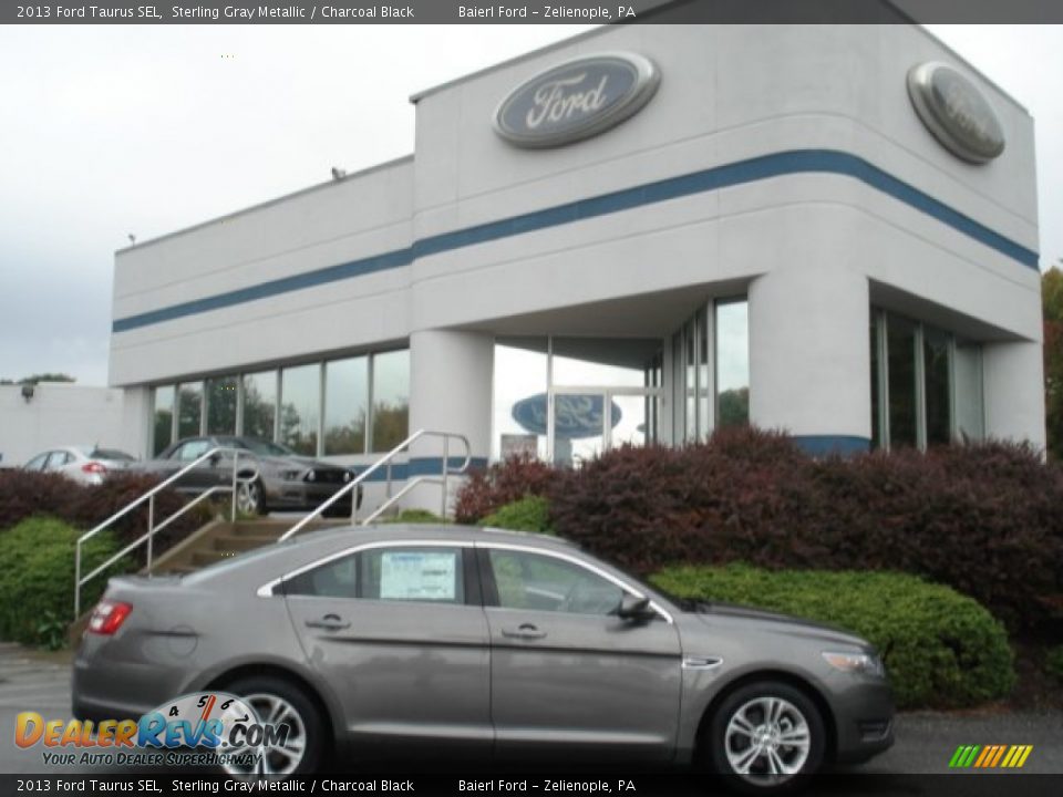 2013 Ford Taurus SEL Sterling Gray Metallic / Charcoal Black Photo #1