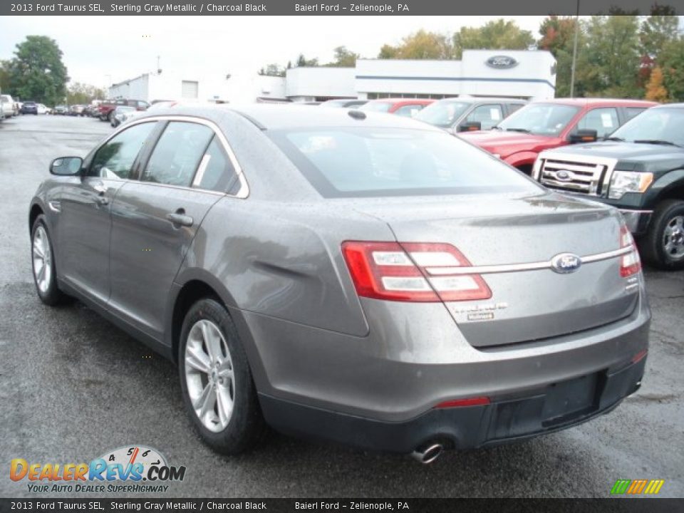 2013 Ford Taurus SEL Sterling Gray Metallic / Charcoal Black Photo #6