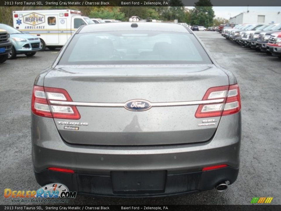 2013 Ford Taurus SEL Sterling Gray Metallic / Charcoal Black Photo #7