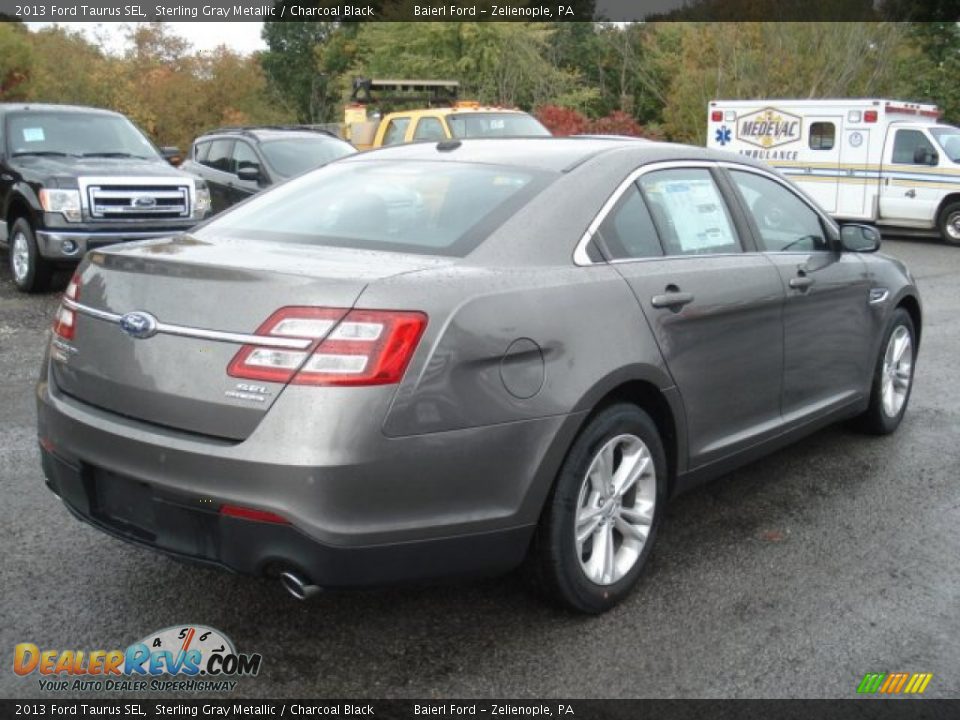 2013 Ford Taurus SEL Sterling Gray Metallic / Charcoal Black Photo #8