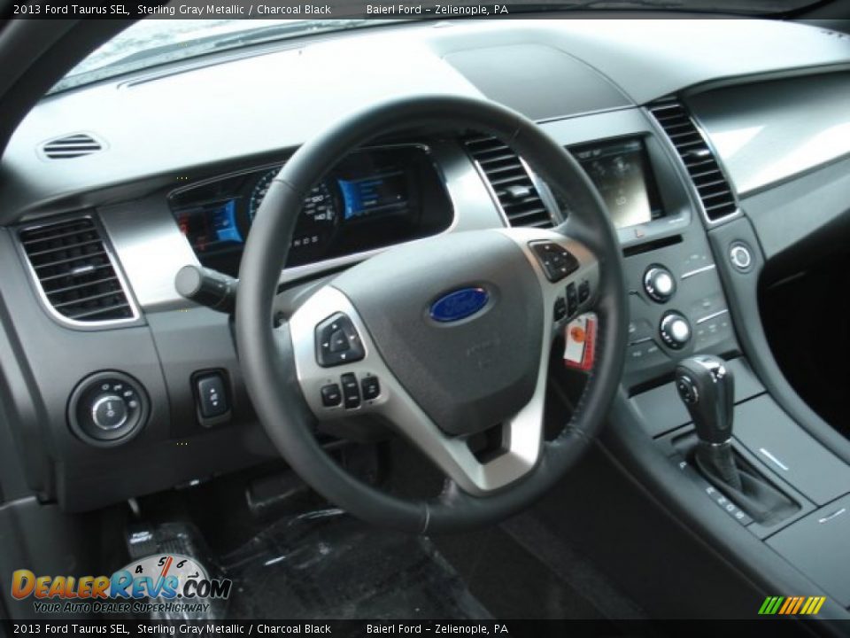 2013 Ford Taurus SEL Sterling Gray Metallic / Charcoal Black Photo #10