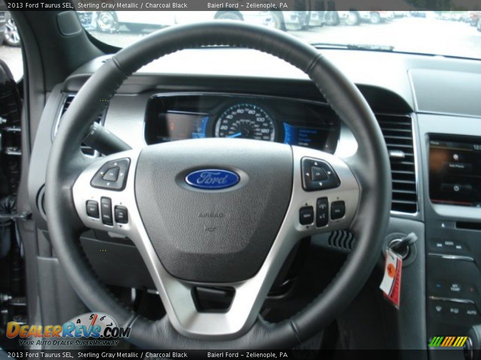 2013 Ford Taurus SEL Sterling Gray Metallic / Charcoal Black Photo #18