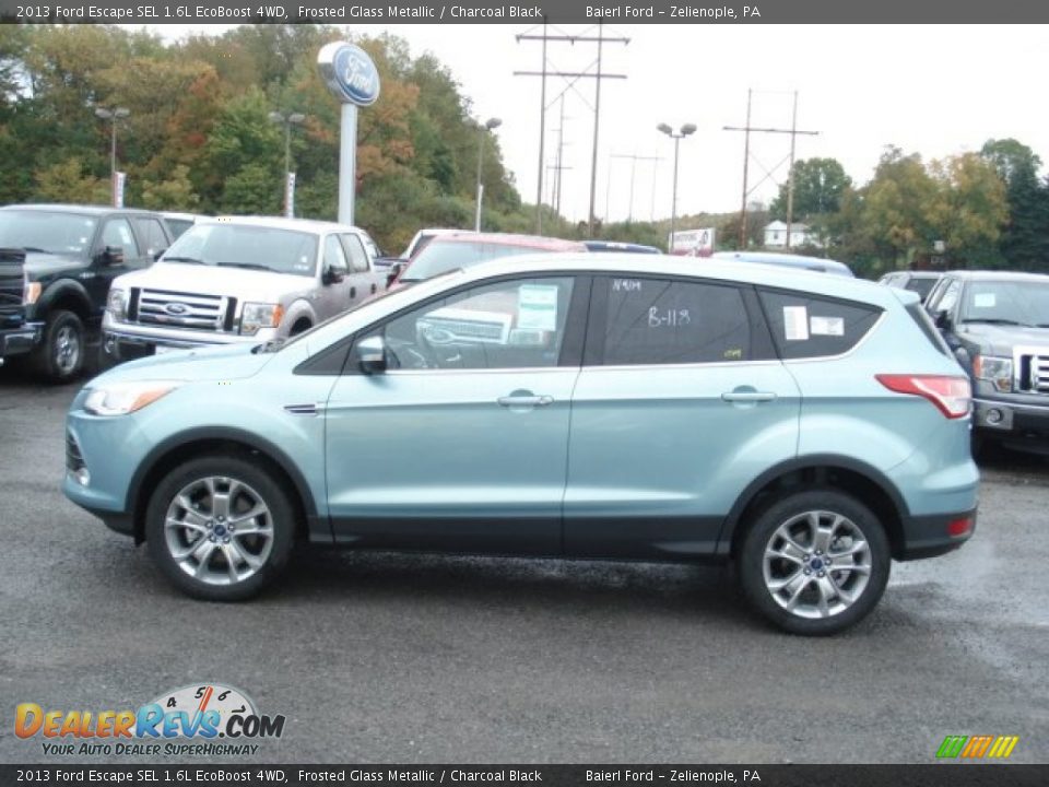 2013 Ford Escape SEL 1.6L EcoBoost 4WD Frosted Glass Metallic / Charcoal Black Photo #5