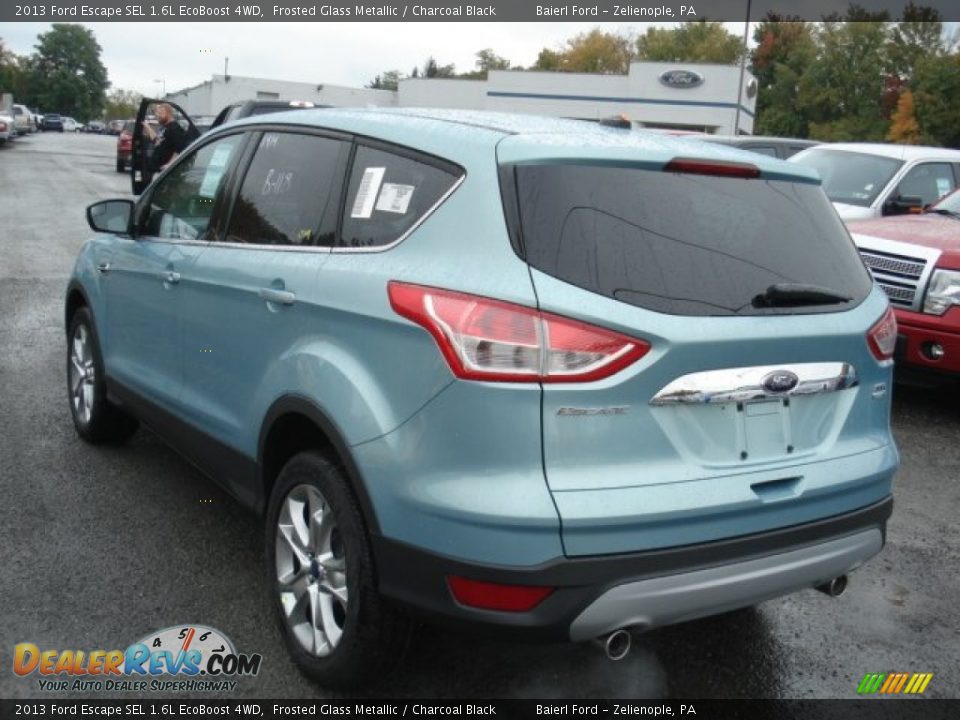 2013 Ford Escape SEL 1.6L EcoBoost 4WD Frosted Glass Metallic / Charcoal Black Photo #6