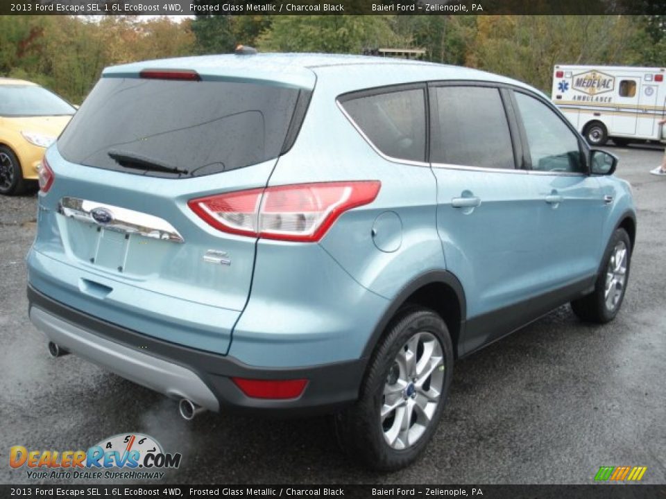 2013 Ford Escape SEL 1.6L EcoBoost 4WD Frosted Glass Metallic / Charcoal Black Photo #8