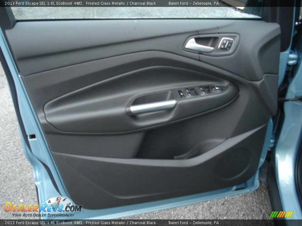 2013 Ford Escape SEL 1.6L EcoBoost 4WD Frosted Glass Metallic / Charcoal Black Photo #12