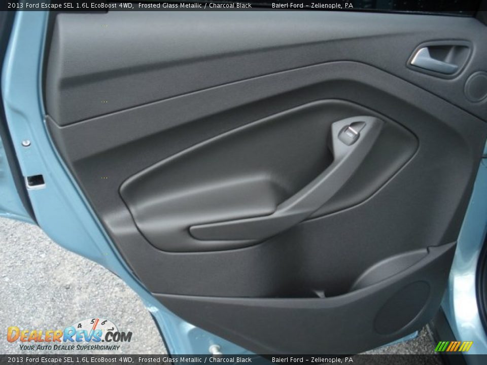 2013 Ford Escape SEL 1.6L EcoBoost 4WD Frosted Glass Metallic / Charcoal Black Photo #14