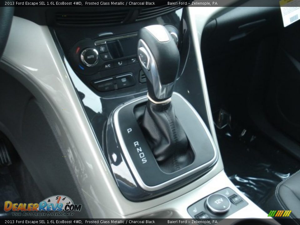 2013 Ford Escape SEL 1.6L EcoBoost 4WD Frosted Glass Metallic / Charcoal Black Photo #17