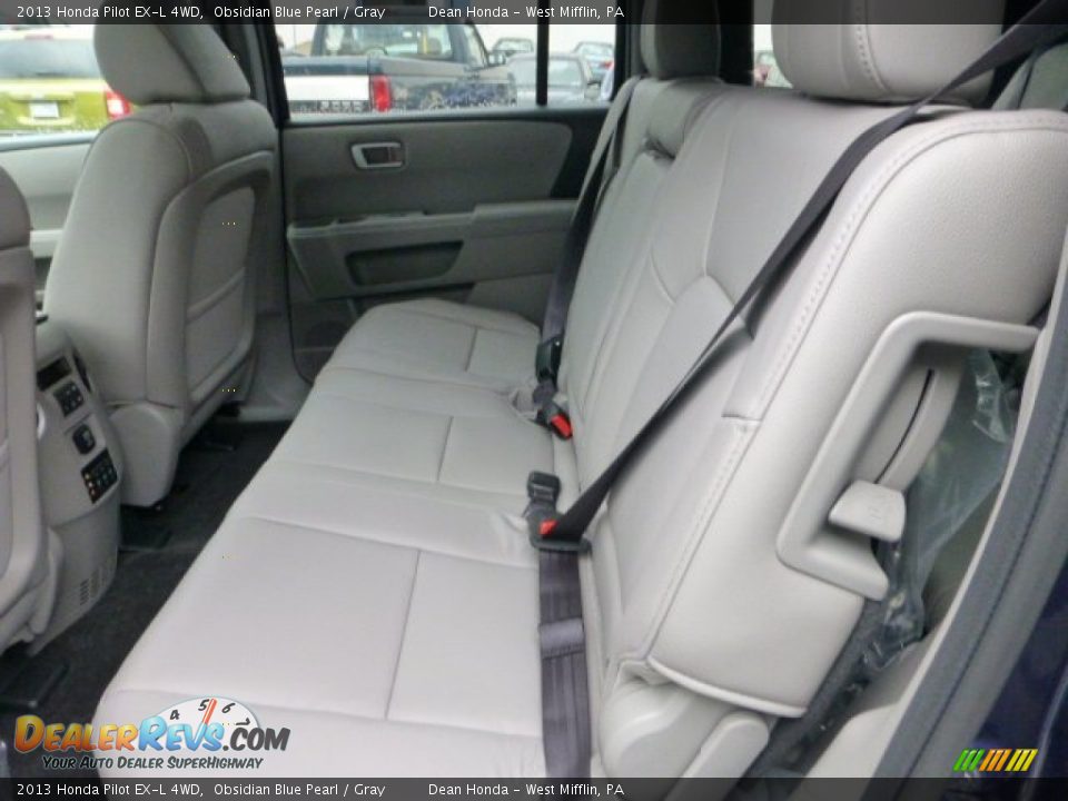 Gray Interior - 2013 Honda Pilot EX-L 4WD Photo #11