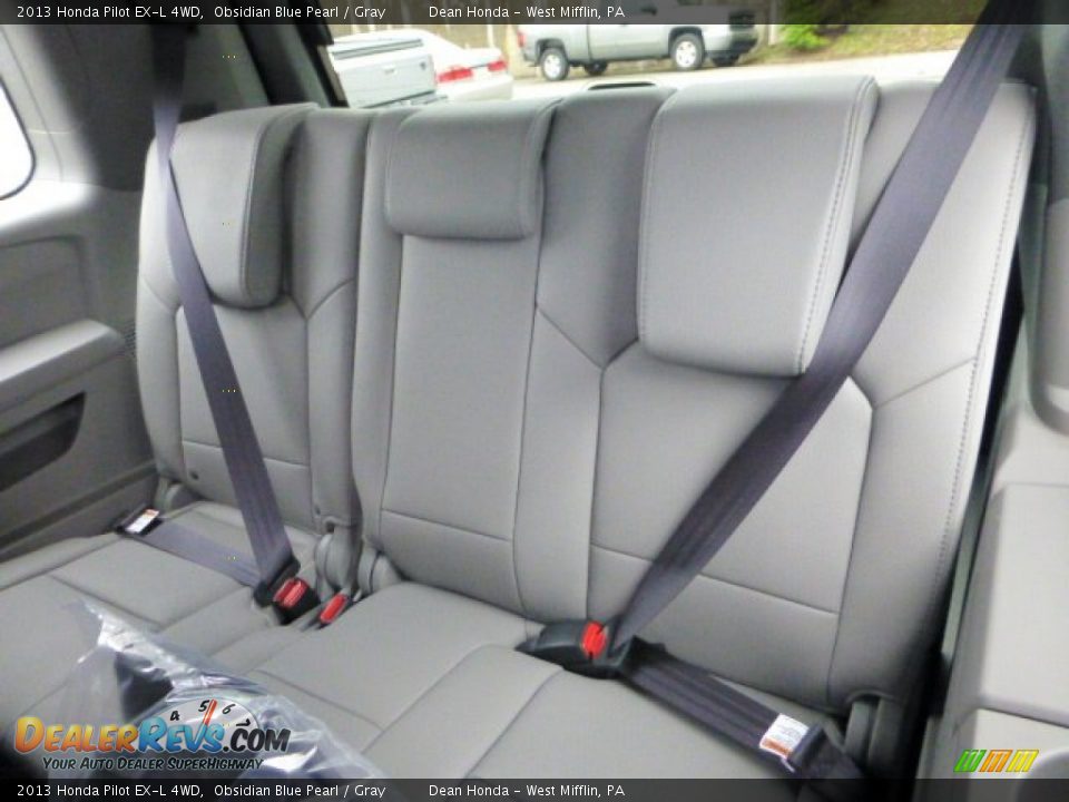 Rear Seat of 2013 Honda Pilot EX-L 4WD Photo #12