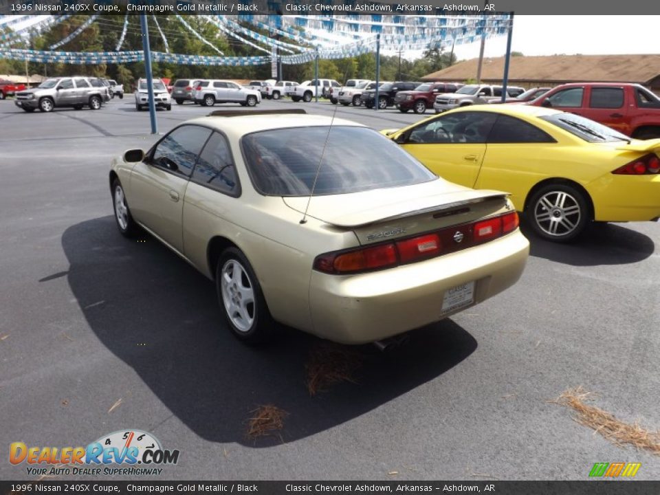 1996 Nissan 240SX Coupe Champagne Gold Metallic / Black Photo #3