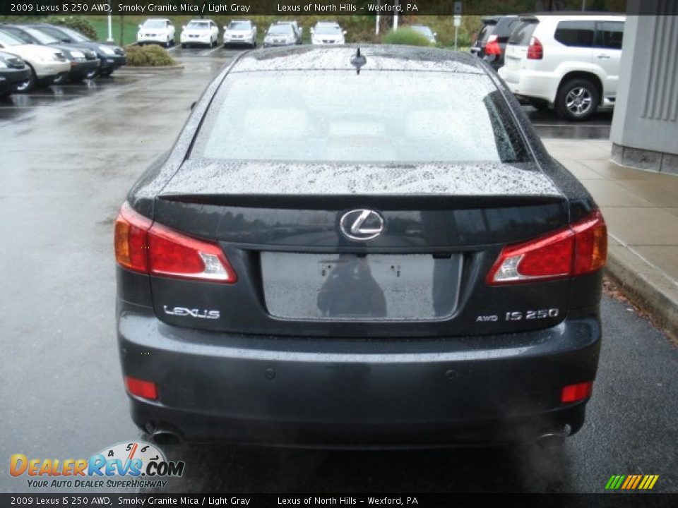 2009 Lexus IS 250 AWD Smoky Granite Mica / Light Gray Photo #6