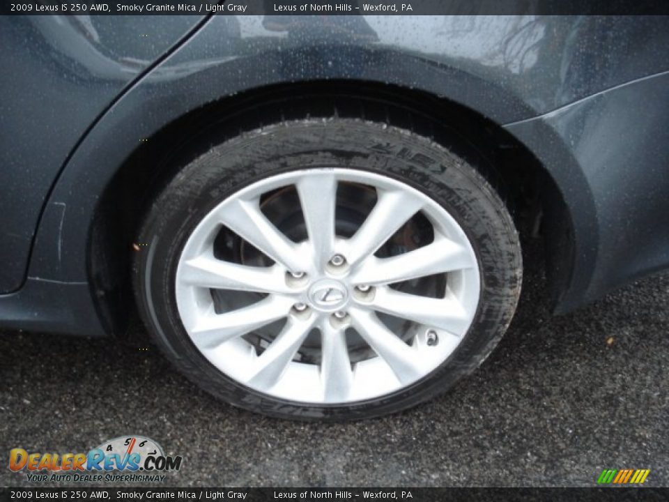 2009 Lexus IS 250 AWD Smoky Granite Mica / Light Gray Photo #8