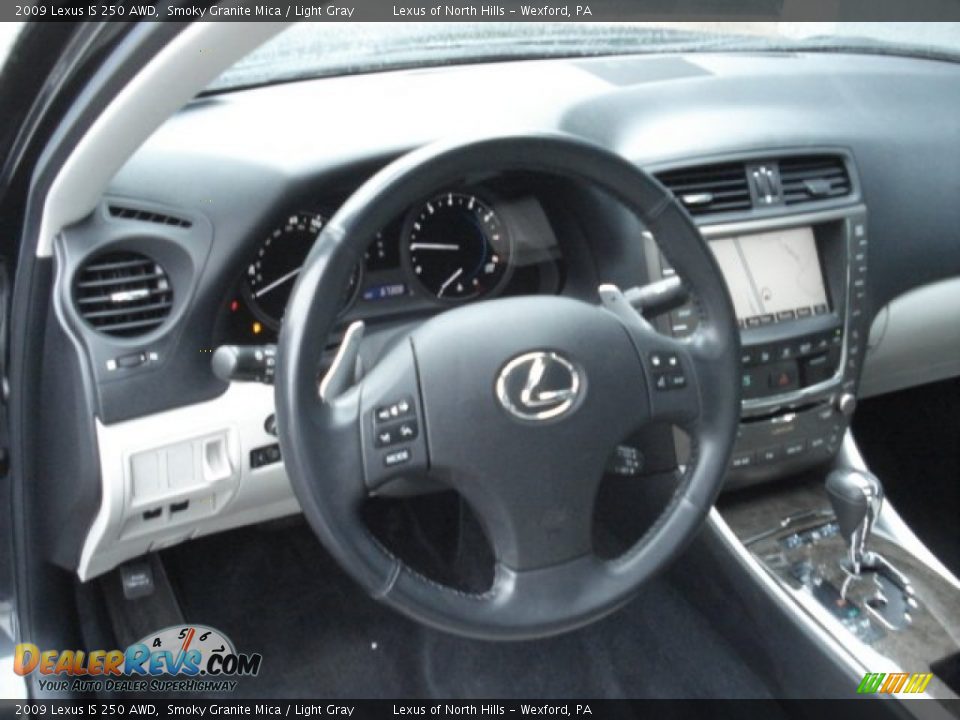 2009 Lexus IS 250 AWD Smoky Granite Mica / Light Gray Photo #9