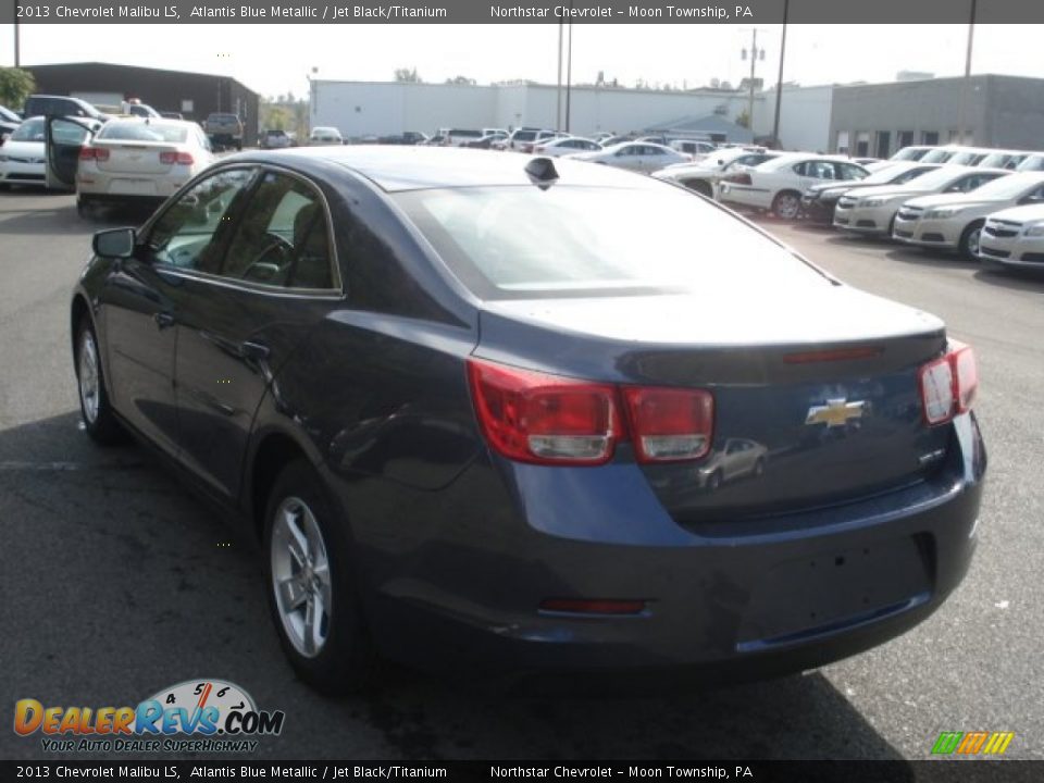 2013 Chevrolet Malibu LS Atlantis Blue Metallic / Jet Black/Titanium Photo #6