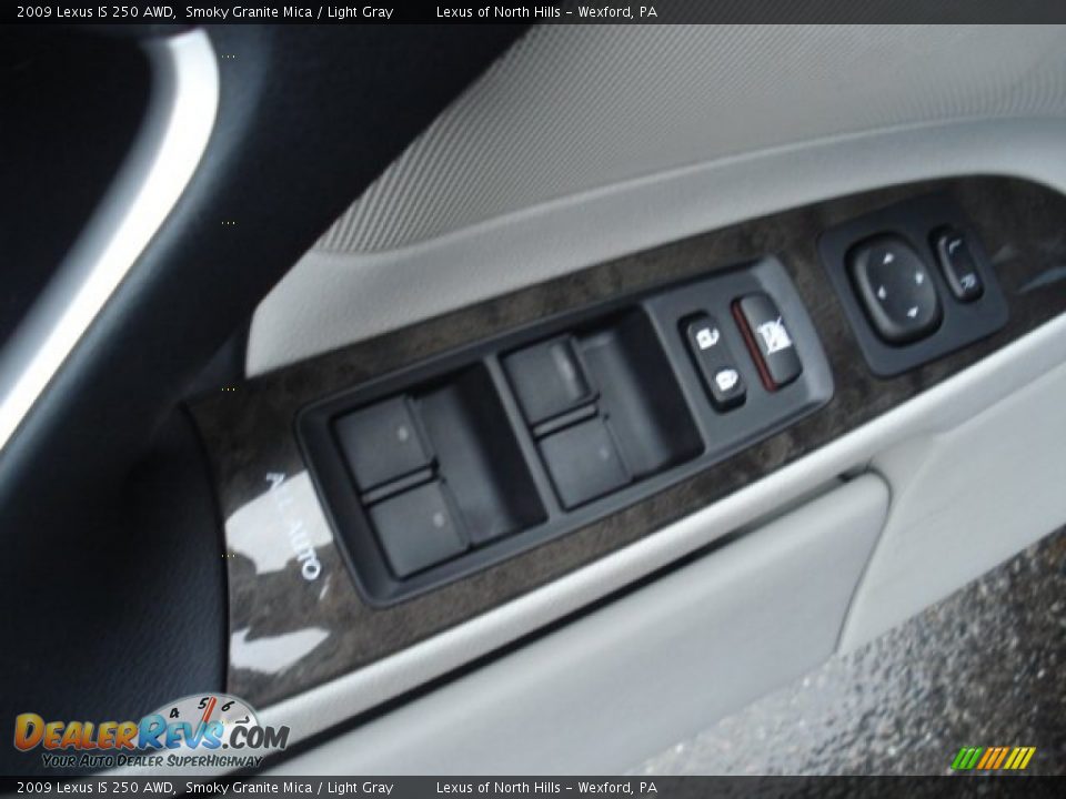 2009 Lexus IS 250 AWD Smoky Granite Mica / Light Gray Photo #12