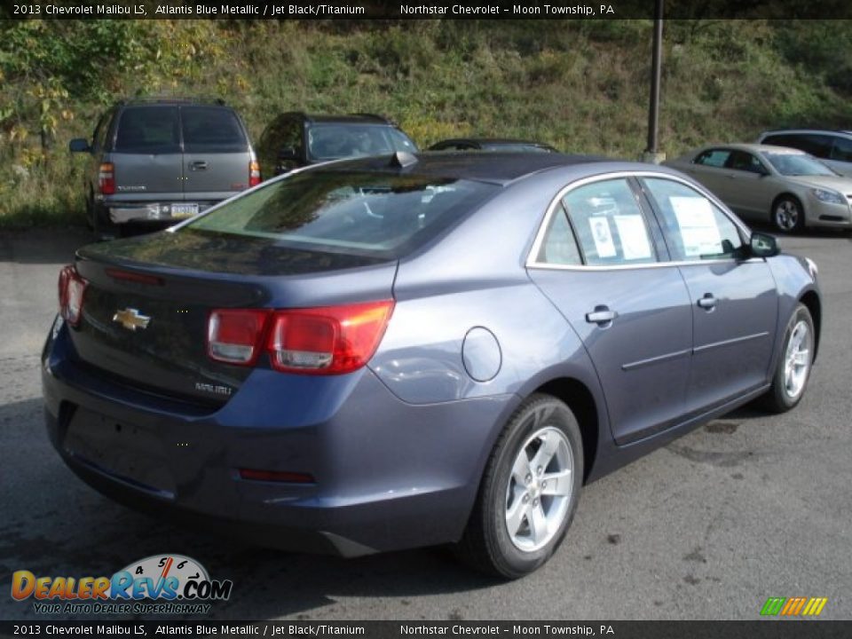 2013 Chevrolet Malibu LS Atlantis Blue Metallic / Jet Black/Titanium Photo #8