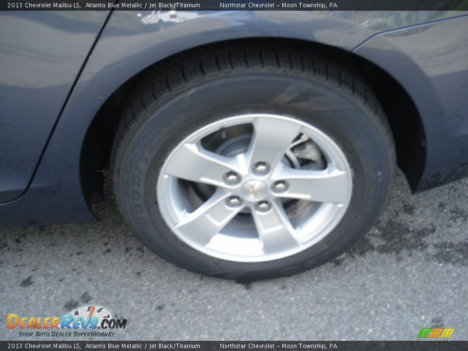 2013 Chevrolet Malibu LS Atlantis Blue Metallic / Jet Black/Titanium Photo #9