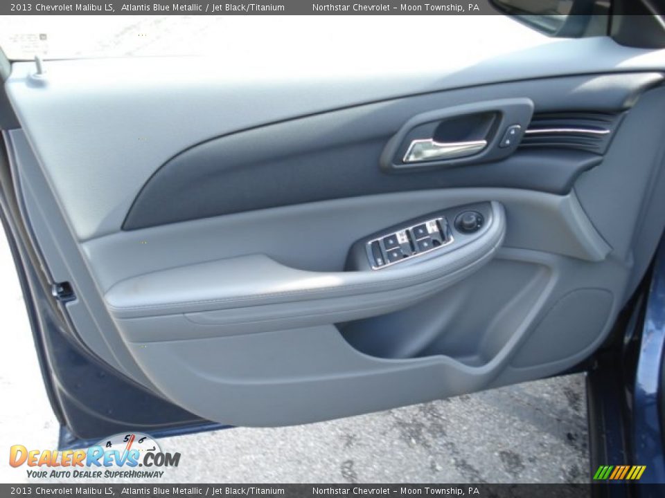 2013 Chevrolet Malibu LS Atlantis Blue Metallic / Jet Black/Titanium Photo #12