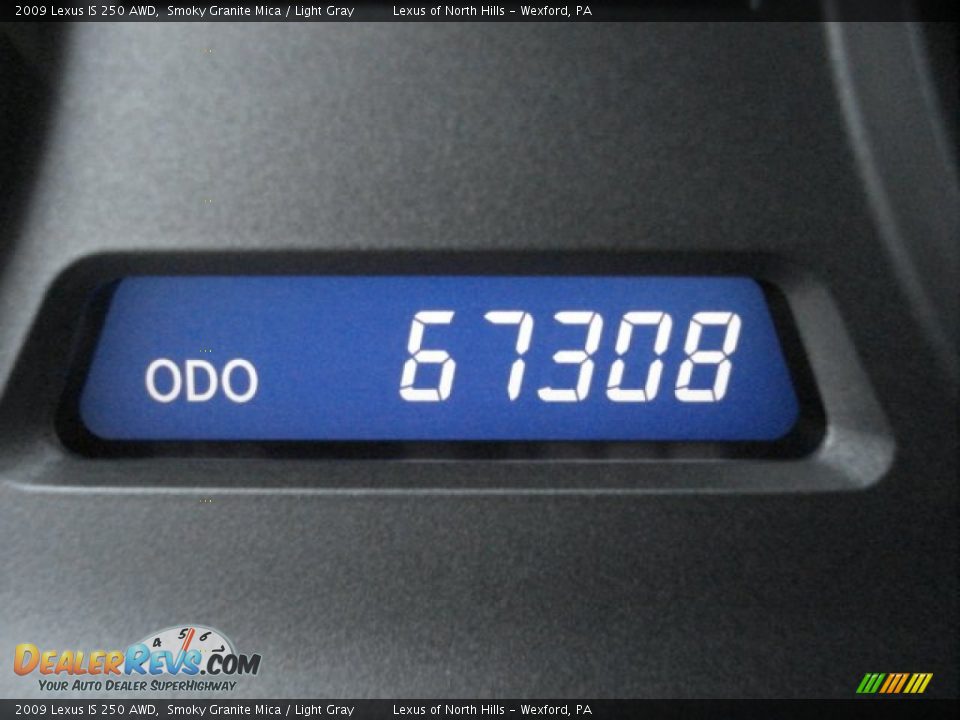 2009 Lexus IS 250 AWD Smoky Granite Mica / Light Gray Photo #19