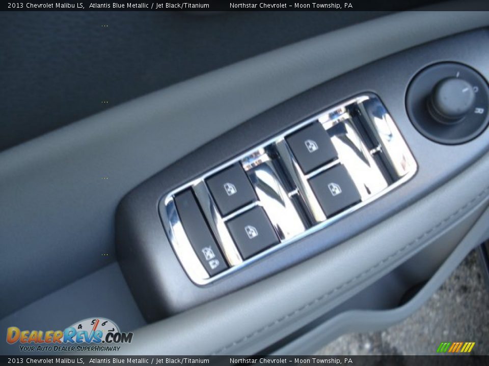 2013 Chevrolet Malibu LS Atlantis Blue Metallic / Jet Black/Titanium Photo #15