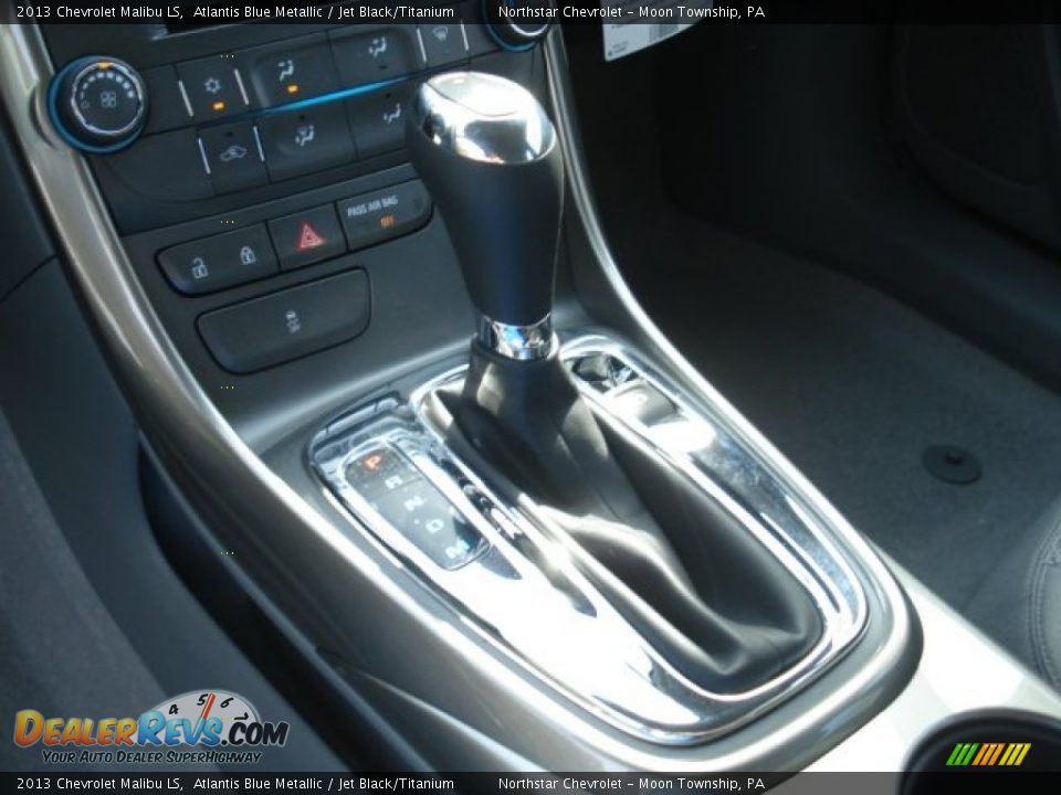 2013 Chevrolet Malibu LS Atlantis Blue Metallic / Jet Black/Titanium Photo #17