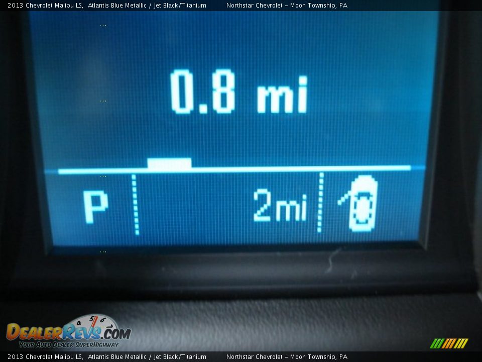 2013 Chevrolet Malibu LS Atlantis Blue Metallic / Jet Black/Titanium Photo #19