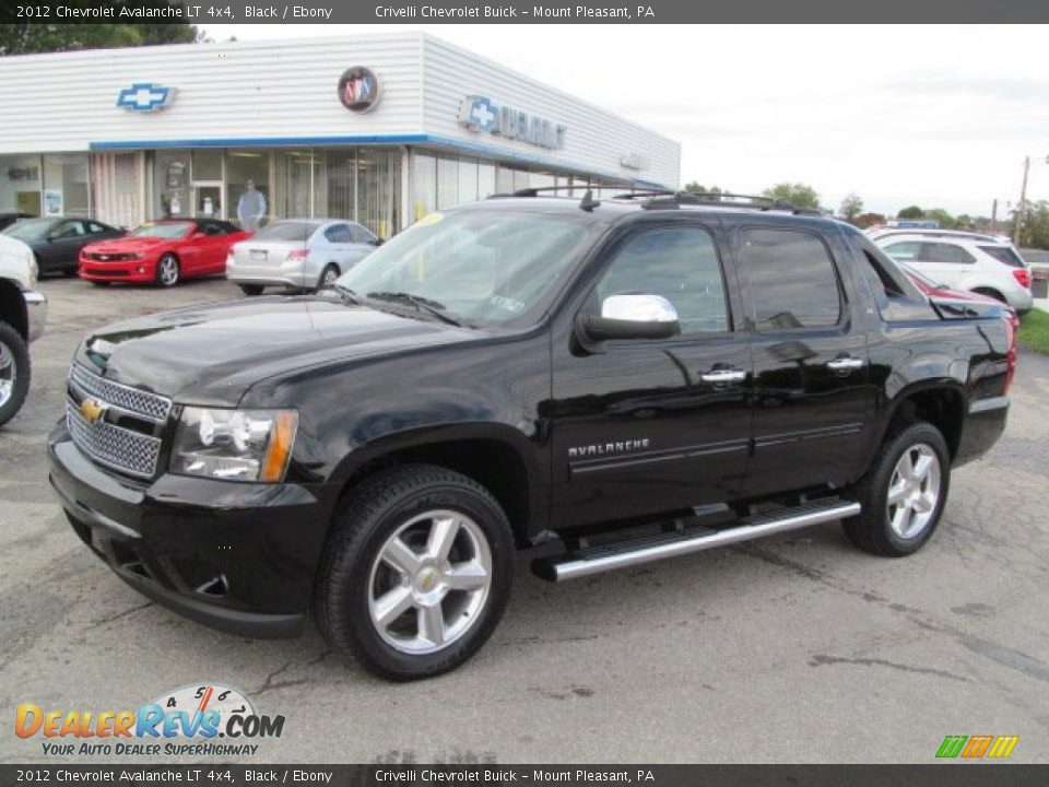 2012 Chevrolet Avalanche LT 4x4 Black / Ebony Photo #1